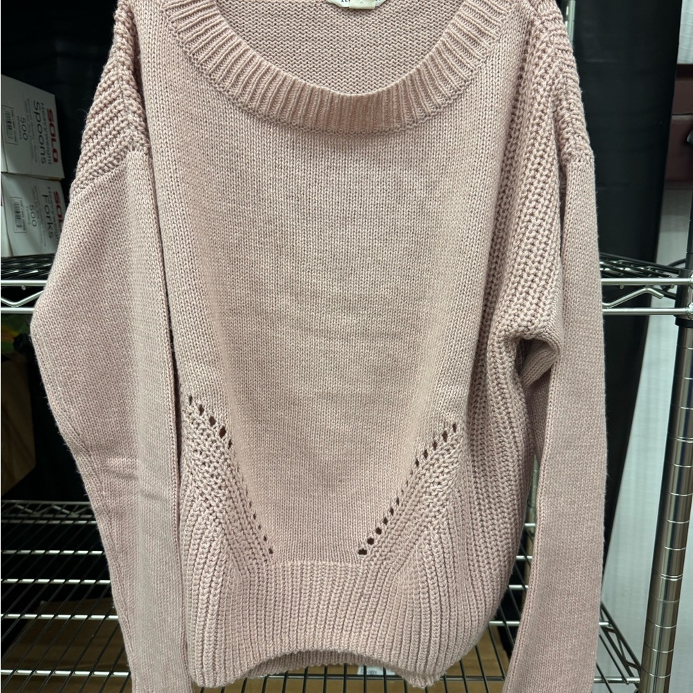 Aeropostale Women's Blush Knit Sweater